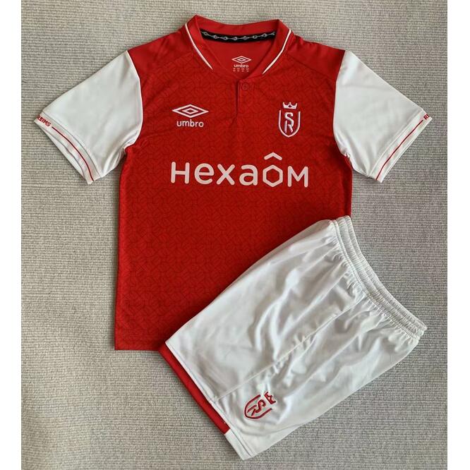 Stade de Reims Home Soccer Kit 2023/24 Kids